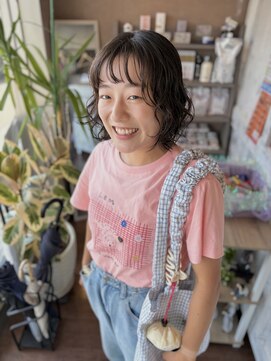 メグル(MEGURU,) ボブパーマ