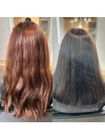 ボクノ 柏店(bokuno) 【MINAMI】縮毛矯正で行けるところまで!ブリーチ×4回履歴