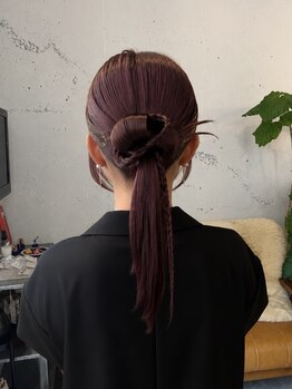 ヘアーデザイン リーム(Hair Design Rm.)の写真/【西鉄久留米徒歩3分】結婚式など大切な日のお呼ばれアレンジは【Rm.】で自分史上最高に可愛く★
