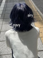 ソファ ヘア 仙台(Sofa) bob style navy