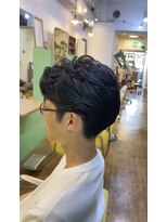 エシカル(ethical) メンズカット+毛流れパーマ