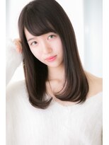 大人かわいいツヤ髪×ワンカール×暗髪☆篠崎