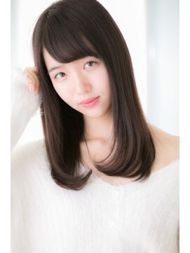 ユーフォリア 銀座本店(Euphoria) 大人かわいいツヤ髪×ワンカール×暗髪☆篠崎