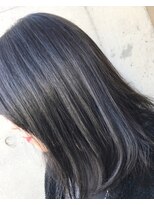 コピーヌ 高田馬場店(Copine)&nbsp;☆サラツヤストレート×モード系ダークグレーアッシュ☆