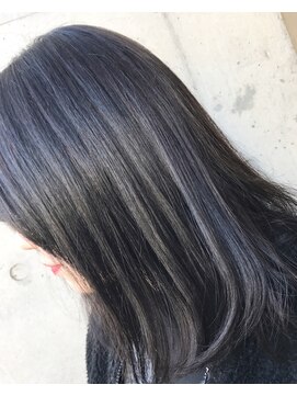 コピーヌ 高田馬場店(Copine) ☆サラツヤストレート×モード系ダークグレーアッシュ☆