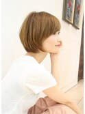 【30代40代50代】　大人キュートなショートボブ