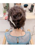 首回りすっきりうなじ美人★だんごヘア