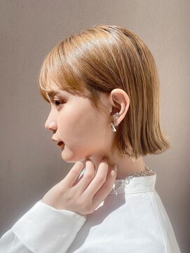 ヘアーラウンジトリップ(hair lounge TRiP) 切りっぱなしボブ