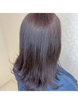 ヘアーアンドメイク ドレス(DRESS) パープルカラー　修正カラー