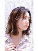 ゆるふわコテ巻き風愛されボブパーマ10代20代30代