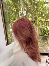 ウジュヘアー(UZU hair) ピンクブラウンカラー