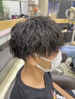 ゼスト 吉祥寺店(ZEST)&nbsp;夏に人気のメンズパーマ！　ツイストスパイラル　島田優斗