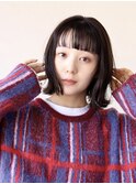 大人可愛い20代30代40代イメチェン似合わせカットフルバング