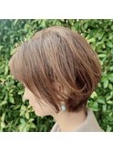 大人可愛いくびれショート【髪質改善オージュア取扱店】