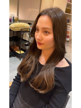 アートヘアーコルソ art hair CORSO 韓国風ヘア×オリーブベージュ