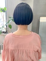 テトヘアー(teto hair) ミニボブ、切りっぱなしボブ、耳かけ、ワイドバング