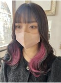 インナーピンク　エクステ　stylist/miaki
