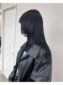黒髪姫カットレイヤーカット10代20代髪質改善トリートメント