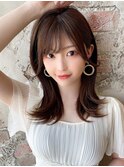 イメチェン/ハッシュカット/フルバング/似合わせカット/韓国ヘア