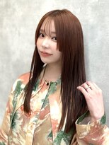 シティ(CITY) アプリコットオレンジ×ツヤ感セミロング【平山晶也】