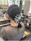 【立川CRES吉岡俊】ボブアレンジ 編み下ろしアレンジ