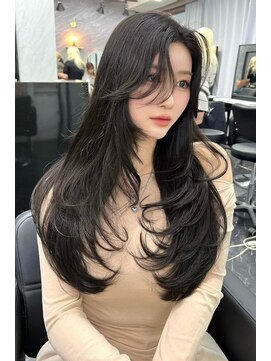 ランズ(LANDS) レイヤーカット 【韓国ヘア 大阪 梅田】