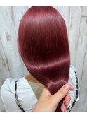 ブリーチあり〇 カシスレッド