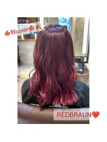 エムテコ(M.techo)&nbsp;レッドブラウン◎秋color