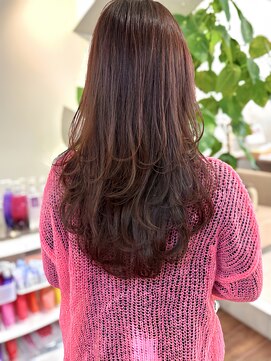 ソピ バイ インビテーション(sopi by invitation) “NARUOKA”ピンクラベンダー/レイヤーカット/秋色/透明感カラー