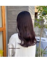 フィーユアンウル 梅田茶屋町(fille en uru.)&nbsp;冬にもかわいい！ボルドーカラー