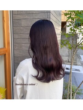 フィーユアンウル 梅田茶屋町(fille en uru.) 冬にもかわいい!ボルドーカラー