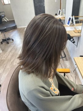 テーラヘアー つくば研究学園店(TELA HAIR) くすみベージュハイライト『TELA HAIR つくば研究学園』