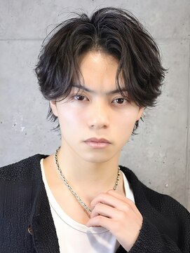 フレイバ 吉祥寺(FLAVA) フェザーセンターパート フェザーショート ニュアンスパーマ