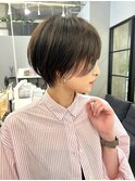 ハンサムショート/透明感グレージュ/末吉 海斗