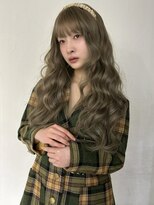 メゾンアクア 表参道(Maison ACQUA) ☆ブリーチなしダブルカラー オリーブ オリーブベージュ ボブ
