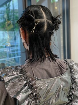 ナンバースリー 綱島店(Number Three) ツインカチモリヘアアレンジ【Number Three 綱島店】