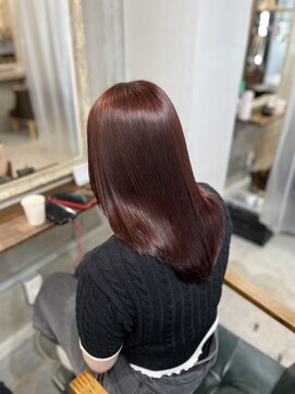 リエコー(RE'ECHO) 艶髪ワインレッド