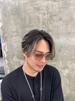 メンズサロン キング 心斎橋店(Men’s salon K!ng) ホワイトメッシュ/ツイスト/ツイスパ/パーマ/メンズ/眉毛/心斎橋