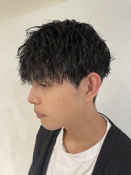 ニアウ 伊勢崎連取店(Niau) メンズマッシュツイストスパイラルパーマメンズパーマ