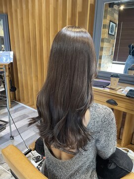 コル アサヒカワ(col asahikawa) 赤みを抑えた透明感グレージュカラー♪