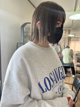 ホワイト(WHITE HAIR@NICOLA) 透け感カラー*