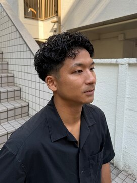 エイゾー(EIZO) 【清潔感】セット簡単メンズショートパーマ/直毛改善/朝ラク