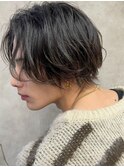 men's/メンズ/フェザーパーマ/黒染め