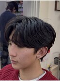 MEN’S HAIR/サーフカール/刈り上げセンターパート/柏駅