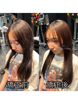 エノア 東京(ENORE) 弱酸性縮毛矯正でつくる美髪ロングヘア