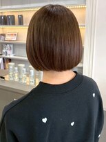 セプト 天神大名(SEPT.)&nbsp;ミニボブ 似合わせカット 丸みボブ マロンブラウン 髪質改善