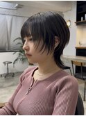 レイヤーウルフカット/ショートウルフ/顔まわりレイヤーカット
