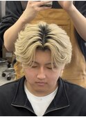 毛流れセンターパート