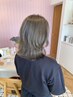 デザインカラーOK【ブリーチカラー】+マイクロバブル+超音波TR+カット