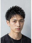 MEN’S HAIR/サーフカール/刈り上げセンターパート/飯田橋F